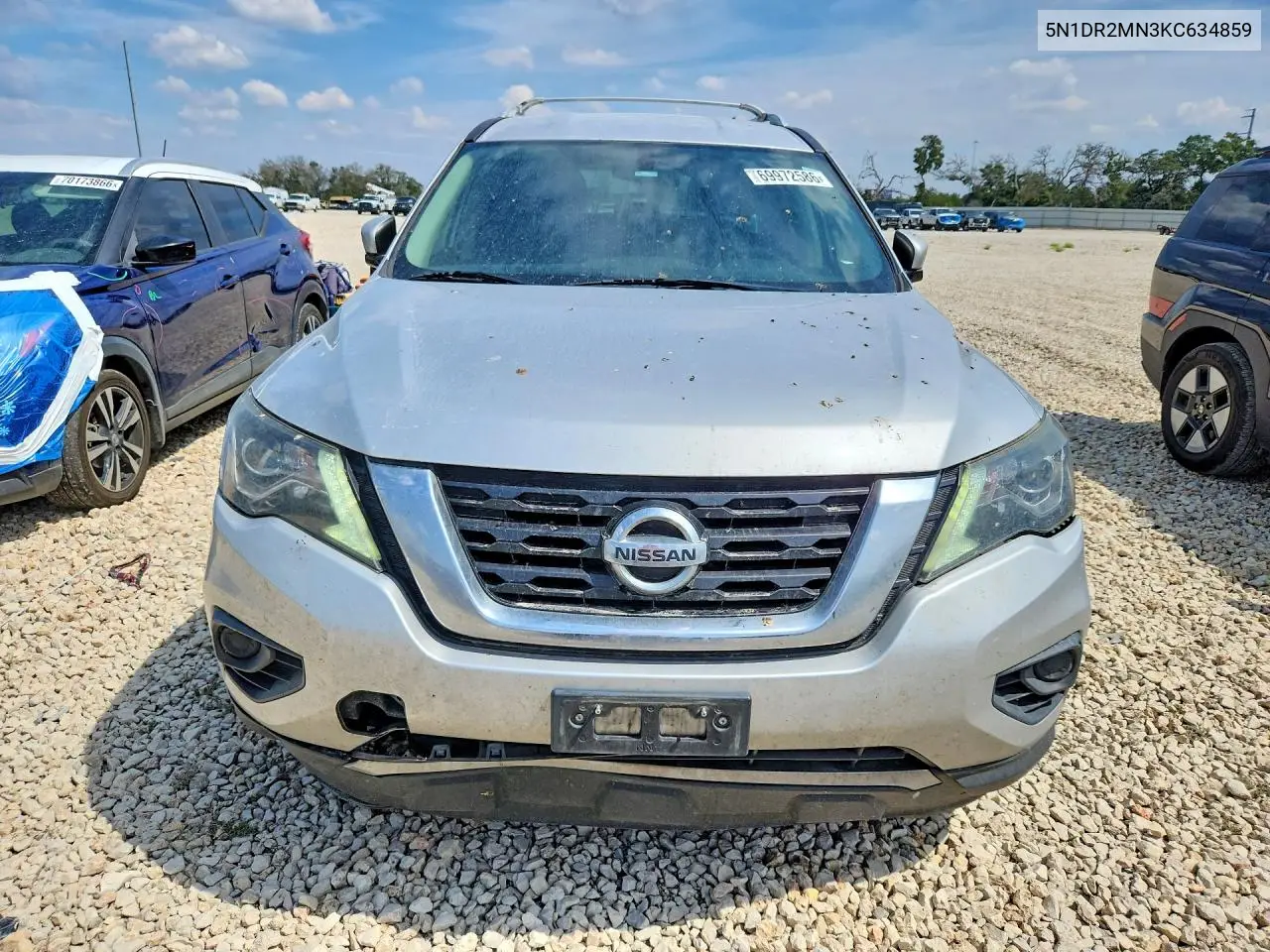 2019 NISSAN PATHFINDER VIN 5N1DR2MN3KC634859 — фото 5