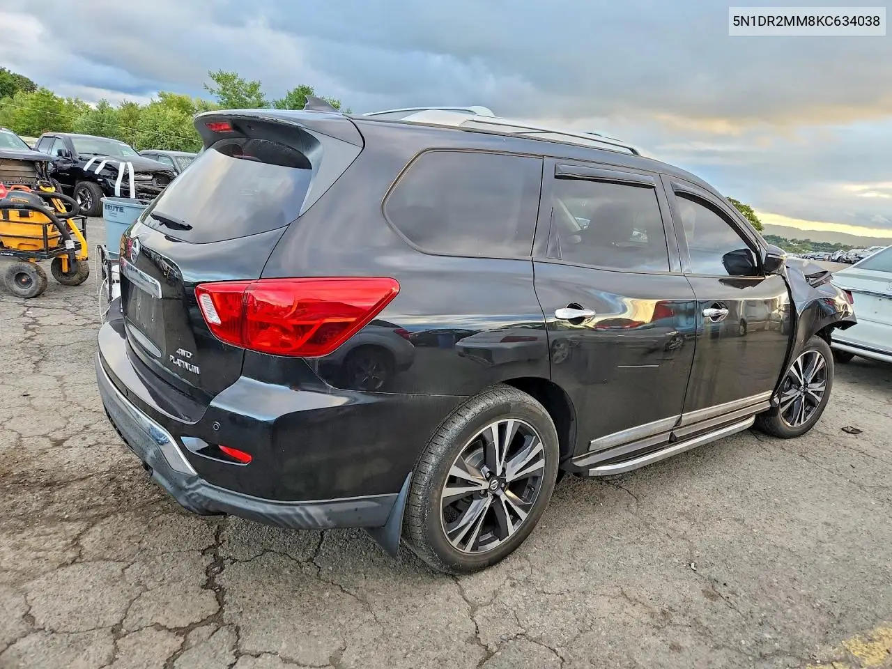 2019 NISSAN PATHFINDER VIN 5N1DR2MM8KC634038 — фото 3