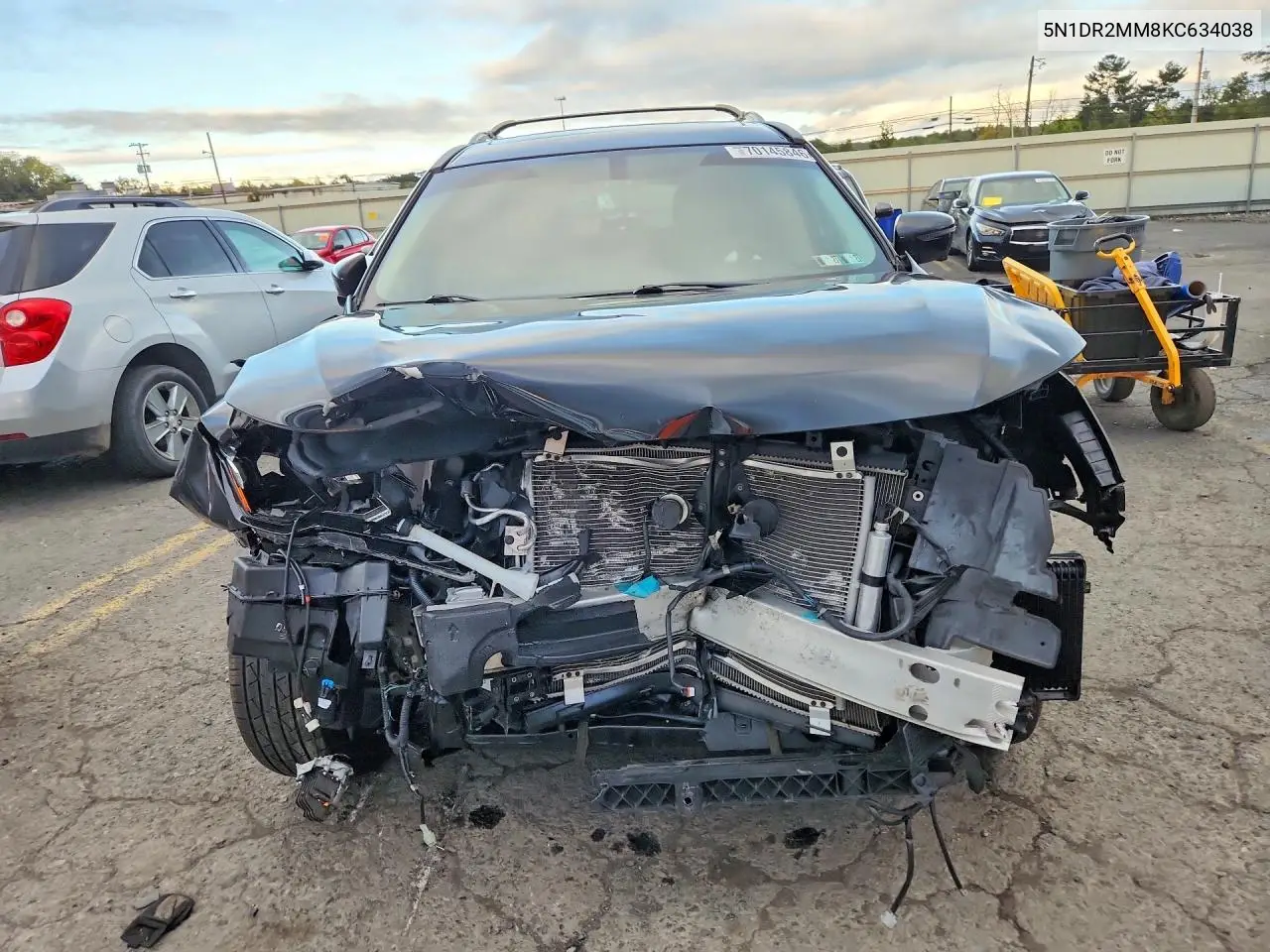 2019 NISSAN PATHFINDER VIN 5N1DR2MM8KC634038 — фото 5