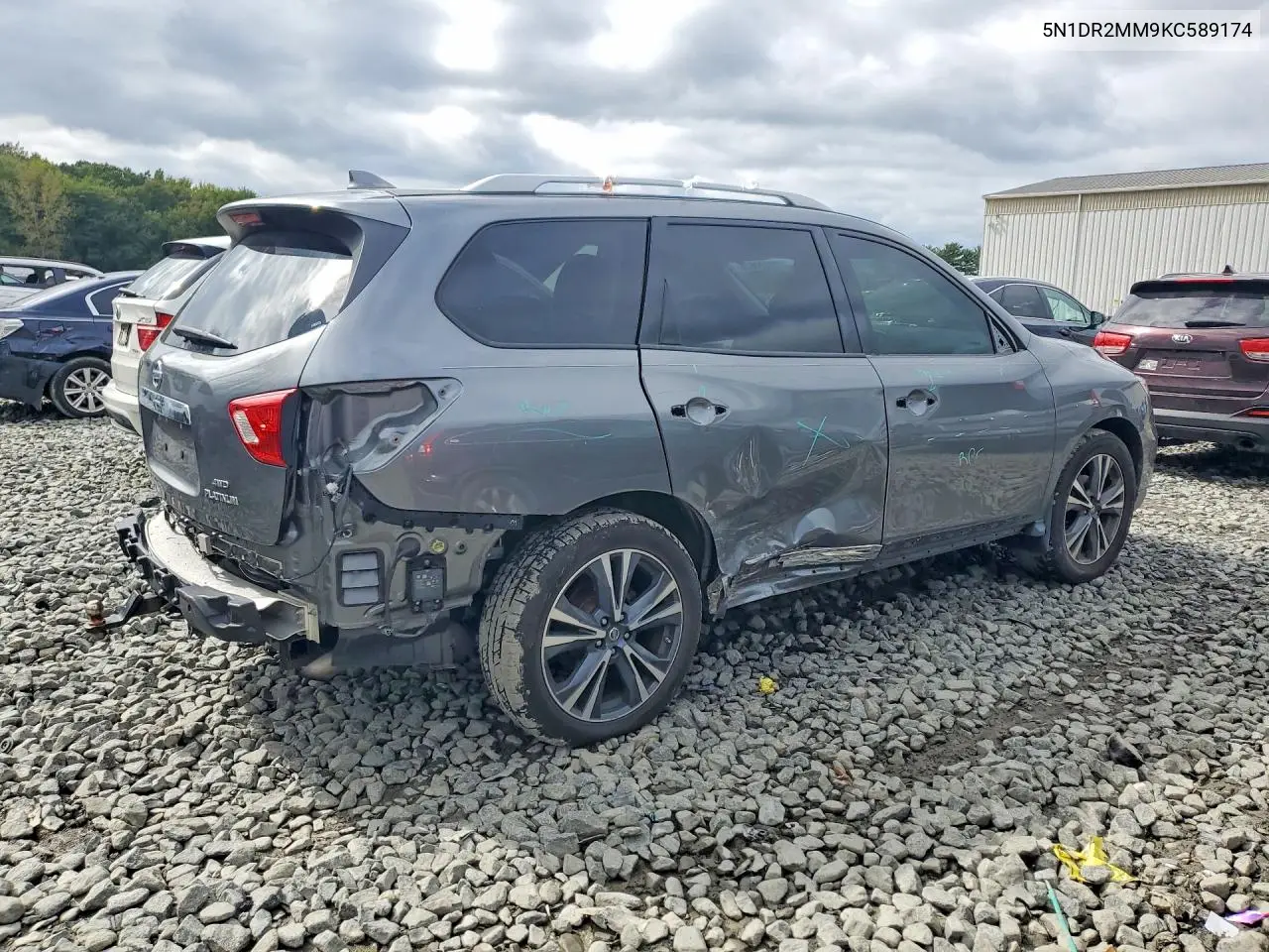 2019 NISSAN PATHFINDER VIN 5N1DR2MM9KC589174 — фото 3