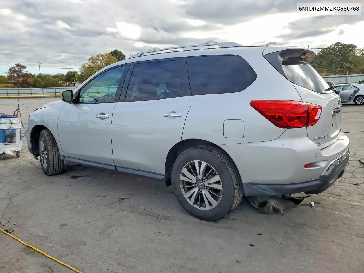 2019 NISSAN PATHFINDER VIN 5N1DR2MM2KC580753 — фото 2