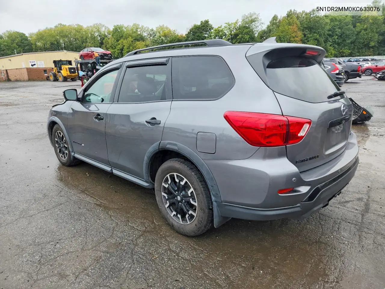 2019 NISSAN PATHFINDER VIN 5N1DR2MM0KC633076 — фото 2