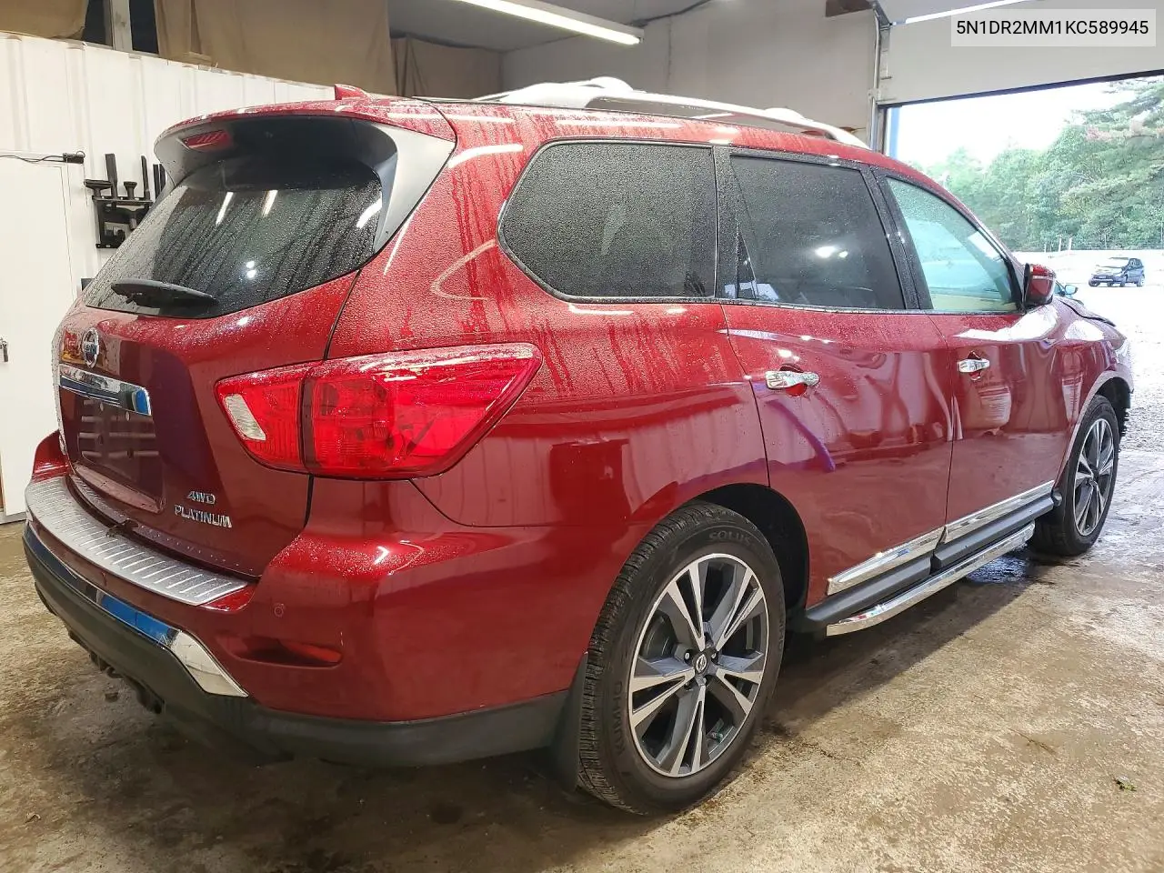 2019 NISSAN PATHFINDER VIN 5N1DR2MM1KC589945 — фото 3
