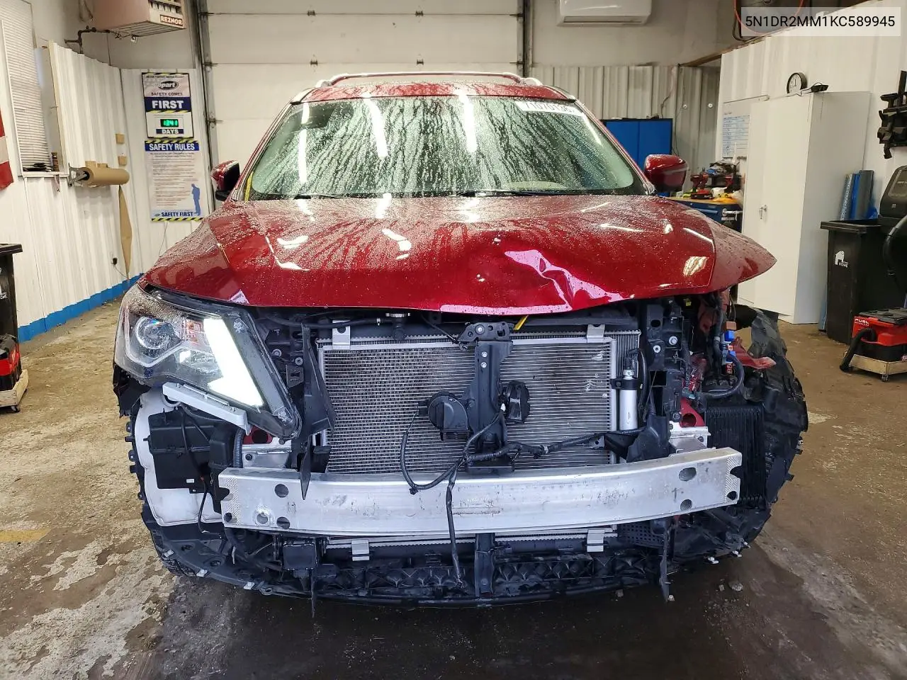 2019 NISSAN PATHFINDER VIN 5N1DR2MM1KC589945 — фото 5
