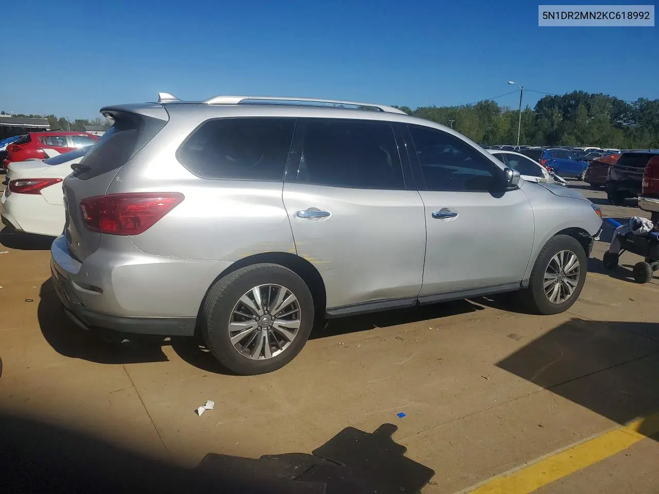 2019 NISSAN PATHFINDER VIN 5N1DR2MN2KC618992 — фото 3