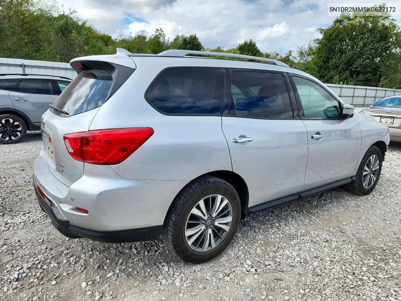 2019 NISSAN PATHFINDER VIN 5N1DR2MM5KC637172 — фото 3