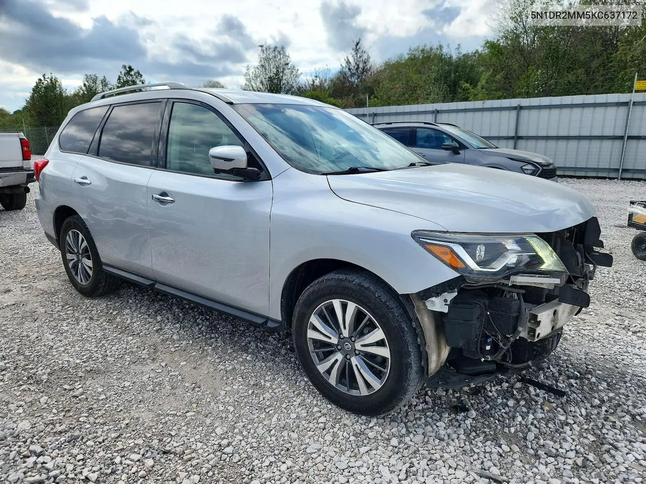 2019 NISSAN PATHFINDER VIN 5N1DR2MM5KC637172 — фото 4
