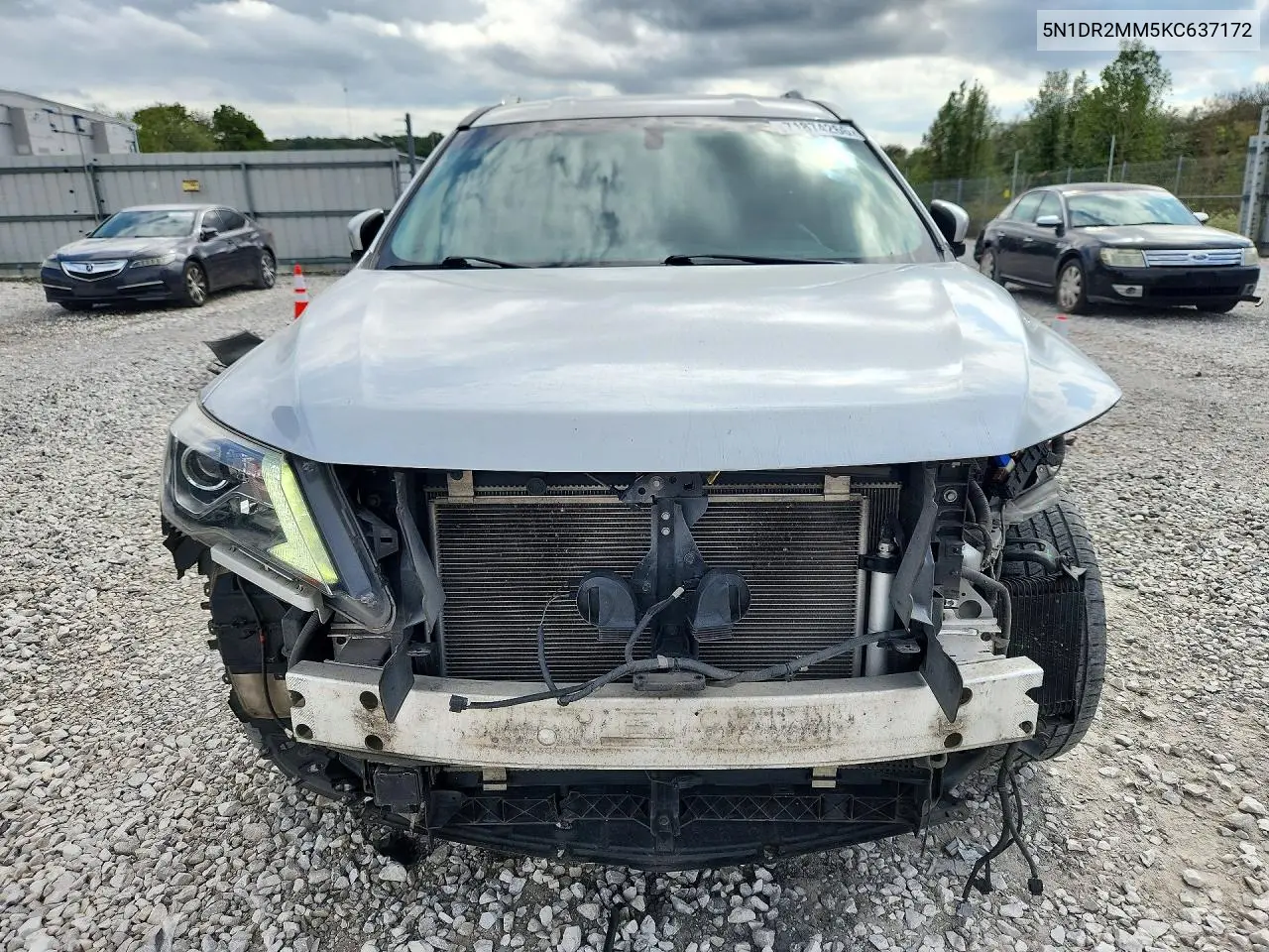 2019 NISSAN PATHFINDER VIN 5N1DR2MM5KC637172 — фото 5