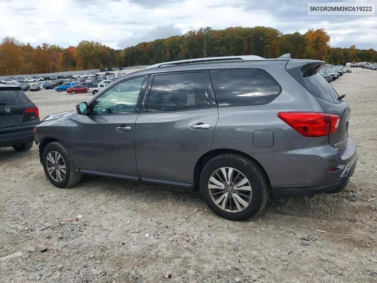 2019 NISSAN PATHFINDER VIN 5N1DR2MM3KC619222 — фото 2