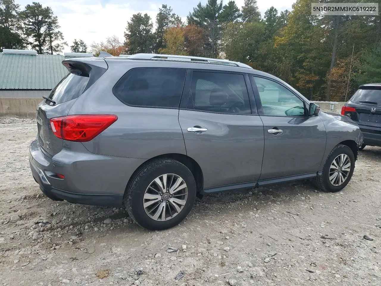 2019 NISSAN PATHFINDER VIN 5N1DR2MM3KC619222 — фото 3