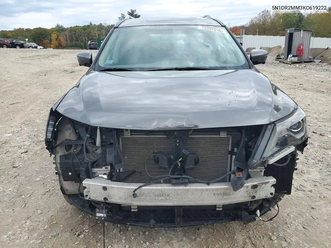 2019 NISSAN PATHFINDER VIN 5N1DR2MM3KC619222 — фото 5