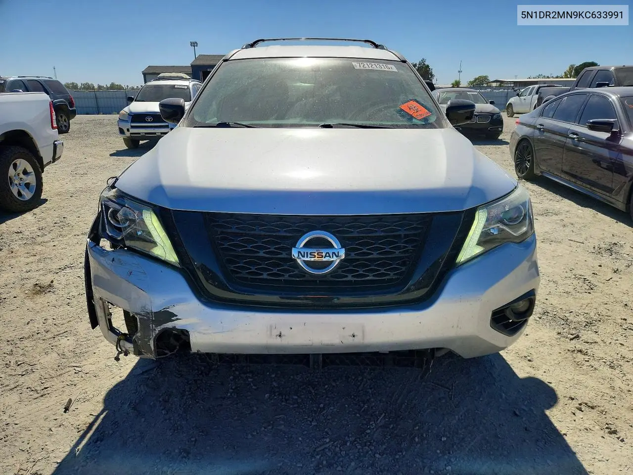 2019 NISSAN PATHFINDER VIN 5N1DR2MN9KC633991 — фото 5