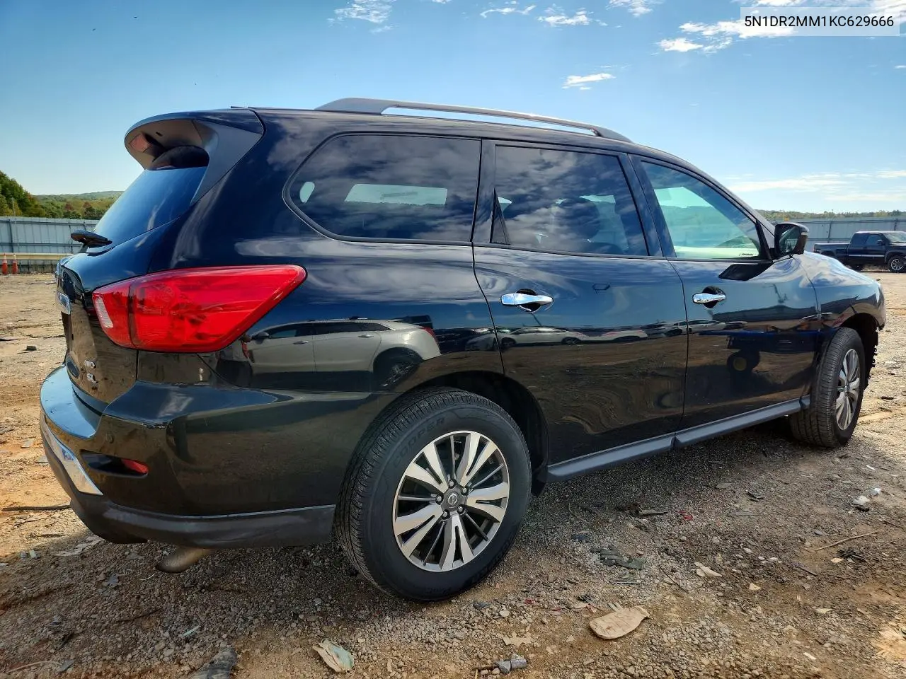 2019 NISSAN PATHFINDER VIN 5N1DR2MM1KC629666 — фото 3