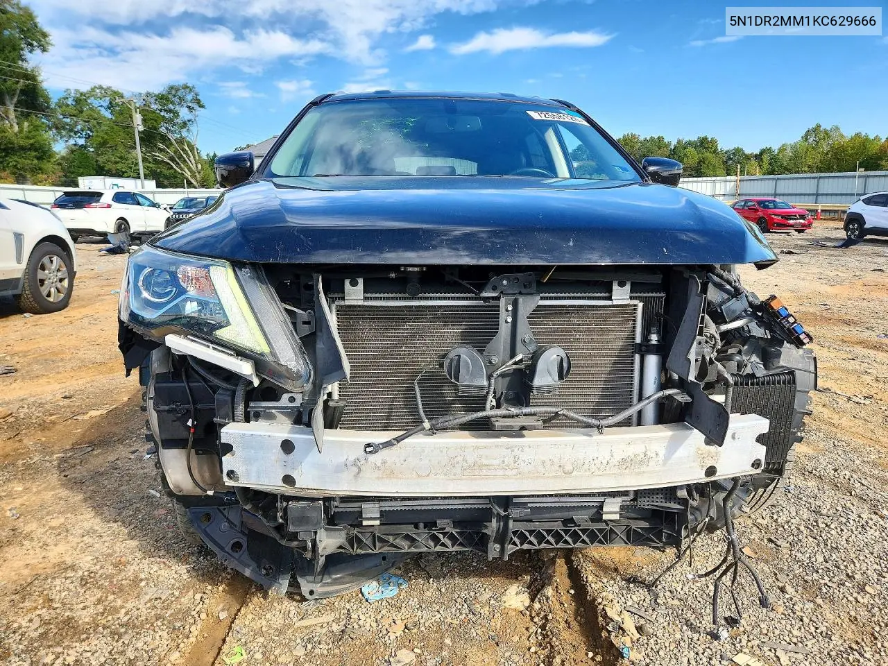 2019 NISSAN PATHFINDER VIN 5N1DR2MM1KC629666 — фото 5