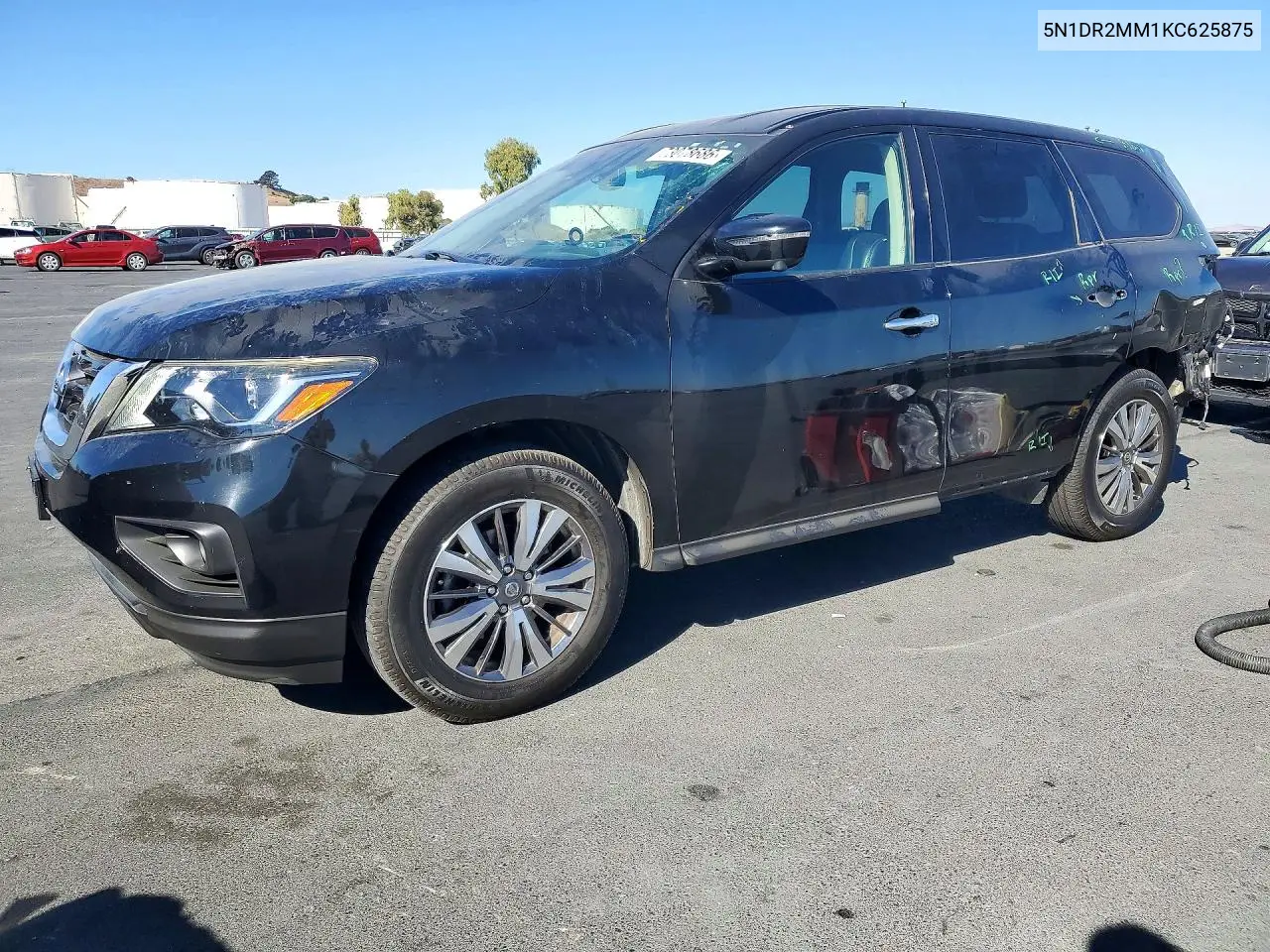 NISSAN PATHFINDER 2019, VIN 5N1DR2MM1KC625875