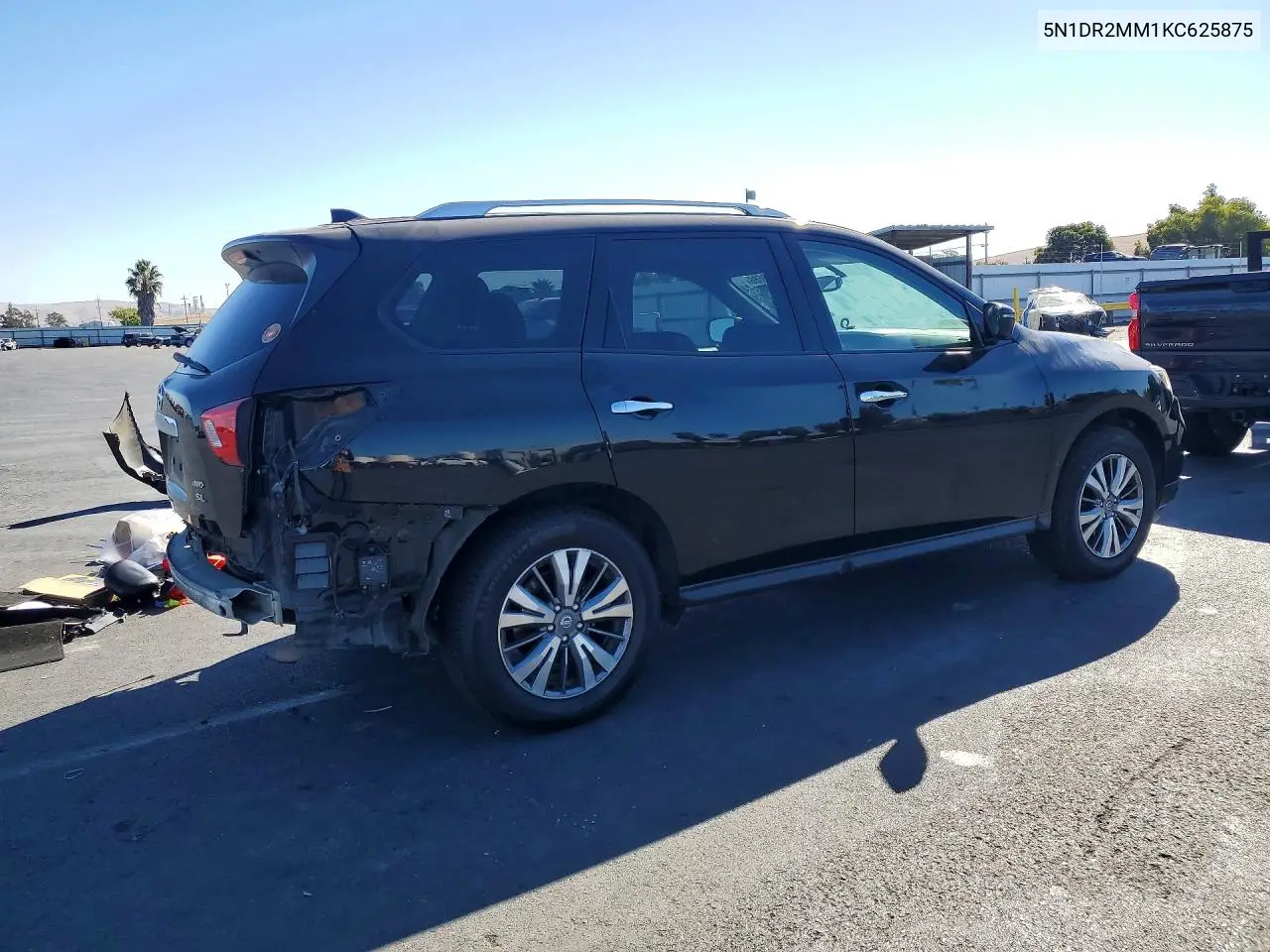 2019 NISSAN PATHFINDER VIN 5N1DR2MM1KC625875 — фото 3
