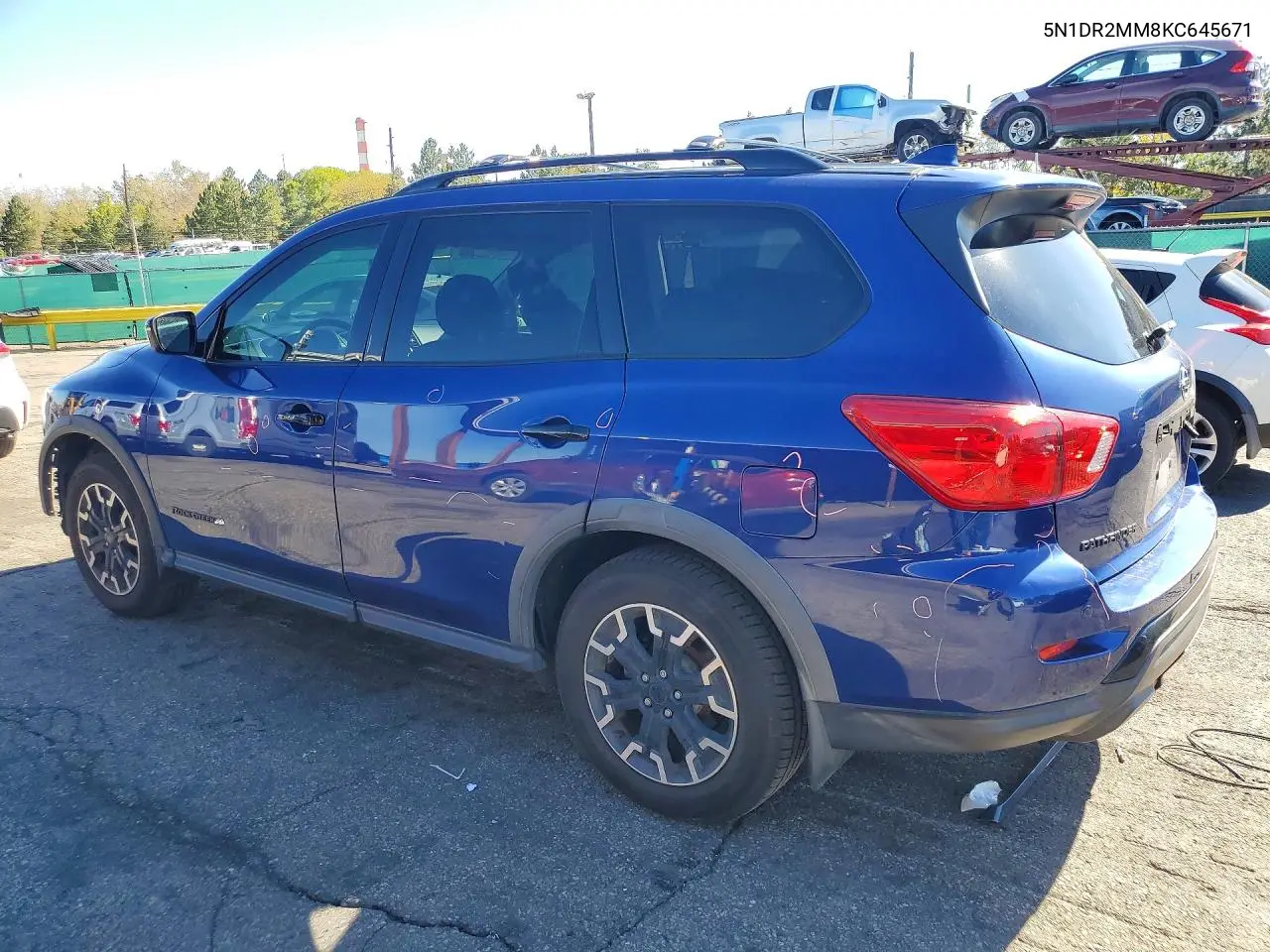 2019 NISSAN PATHFINDER VIN 5N1DR2MM8KC645671 — фото 2