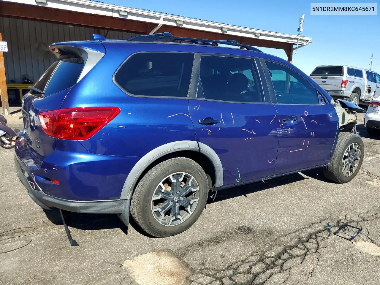 2019 NISSAN PATHFINDER VIN 5N1DR2MM8KC645671 — фото 3
