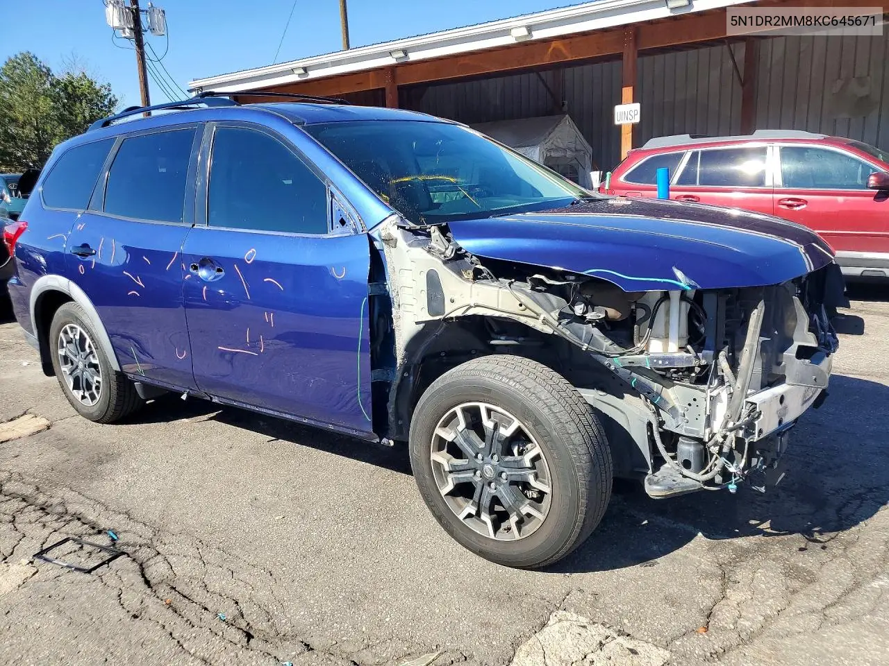 2019 NISSAN PATHFINDER VIN 5N1DR2MM8KC645671 — фото 4