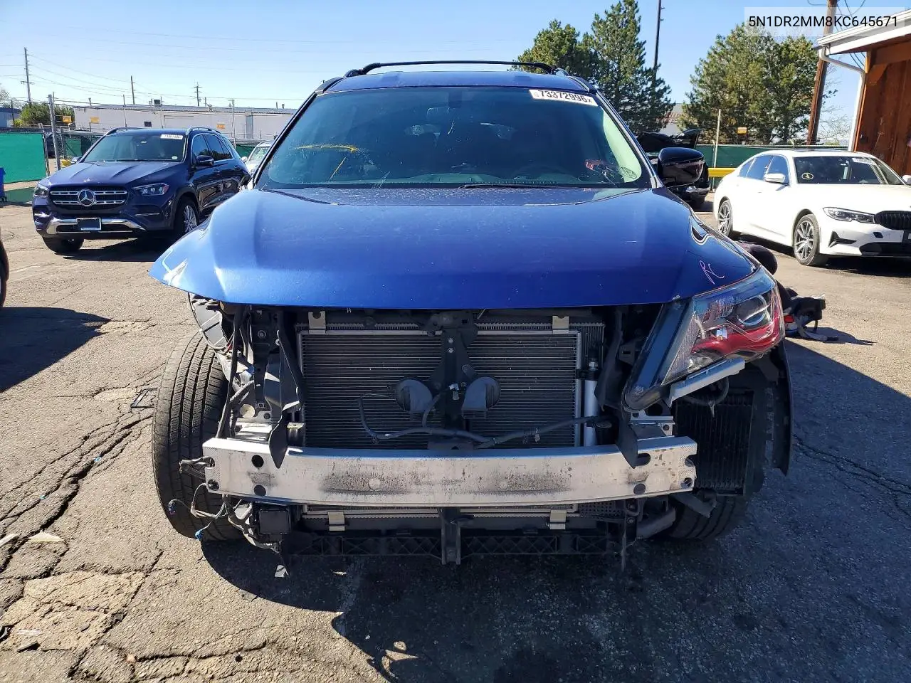 2019 NISSAN PATHFINDER VIN 5N1DR2MM8KC645671 — фото 5
