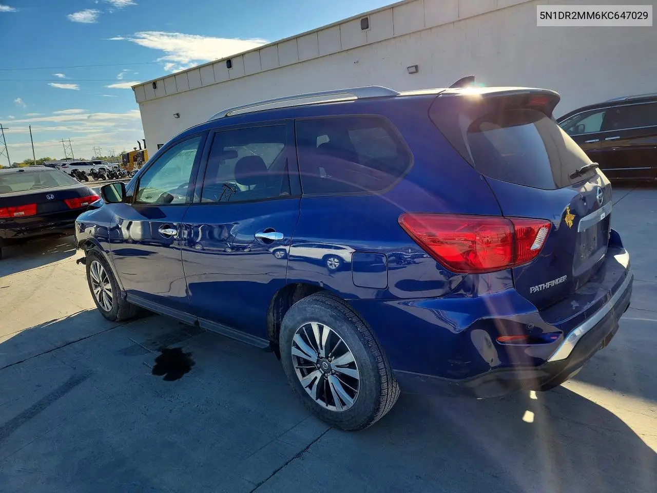 2019 NISSAN PATHFINDER VIN 5N1DR2MM6KC647029 — фото 2