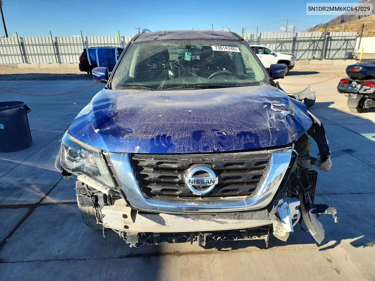 2019 NISSAN PATHFINDER VIN 5N1DR2MM6KC647029 — фото 5