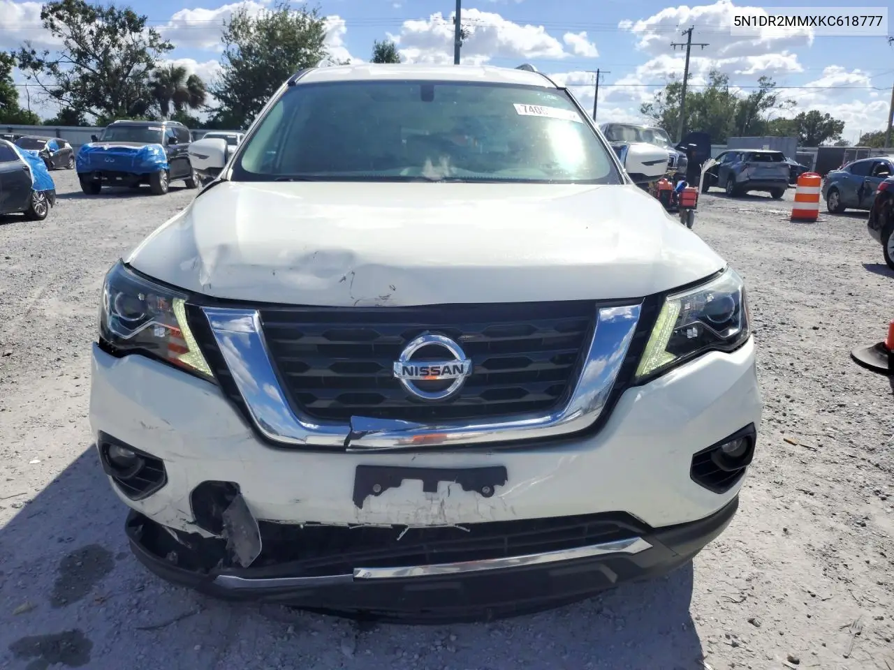 2019 NISSAN PATHFINDER VIN 5N1DR2MMXKC618777 — фото 5