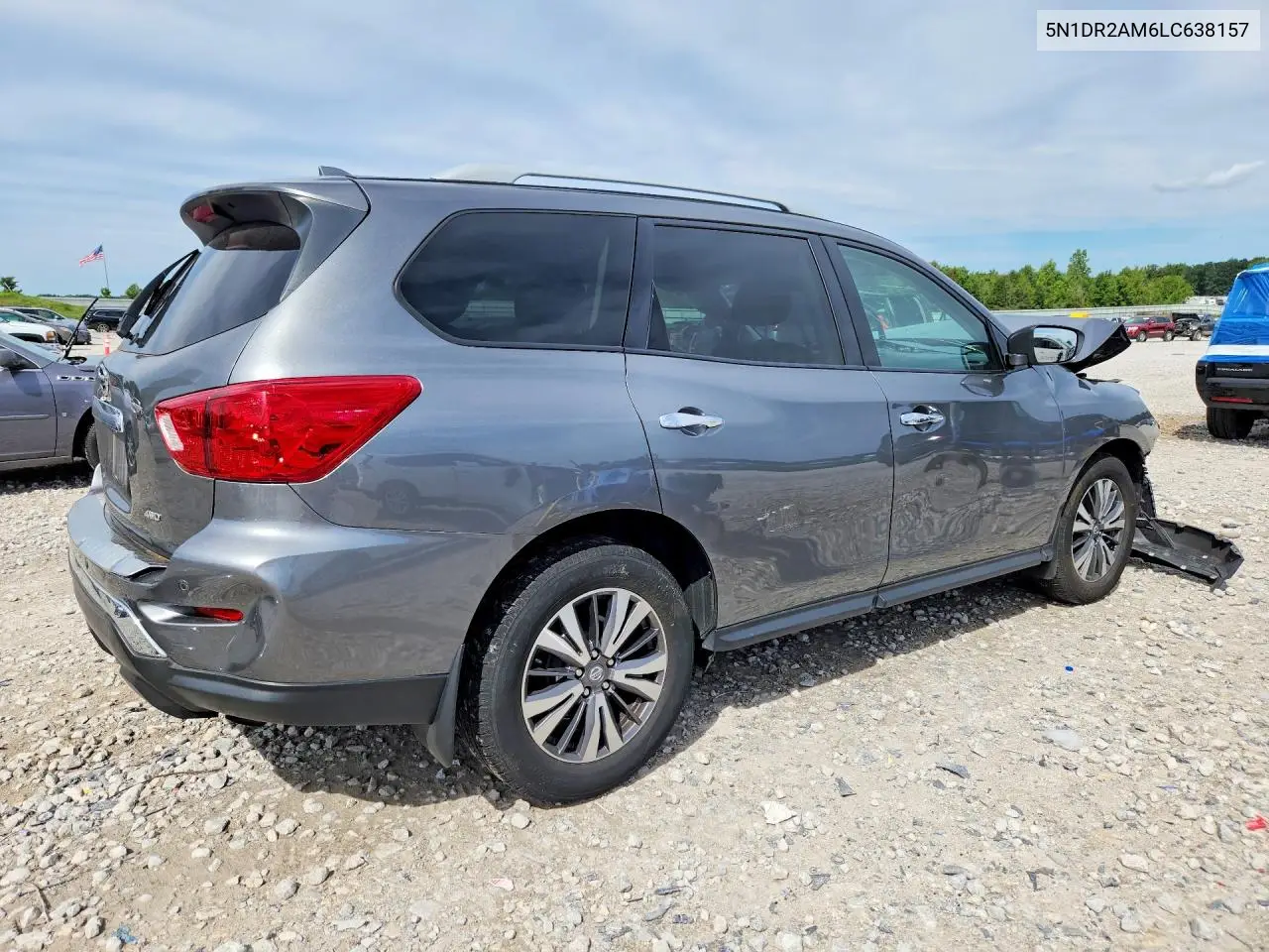 2020 NISSAN PATHFINDER VIN 5N1DR2AM6LC638157 — фото 3