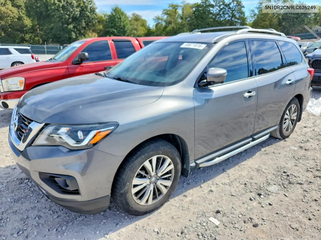 NISSAN PATHFINDER 2020, VIN 5N1DR2CN9LC626249