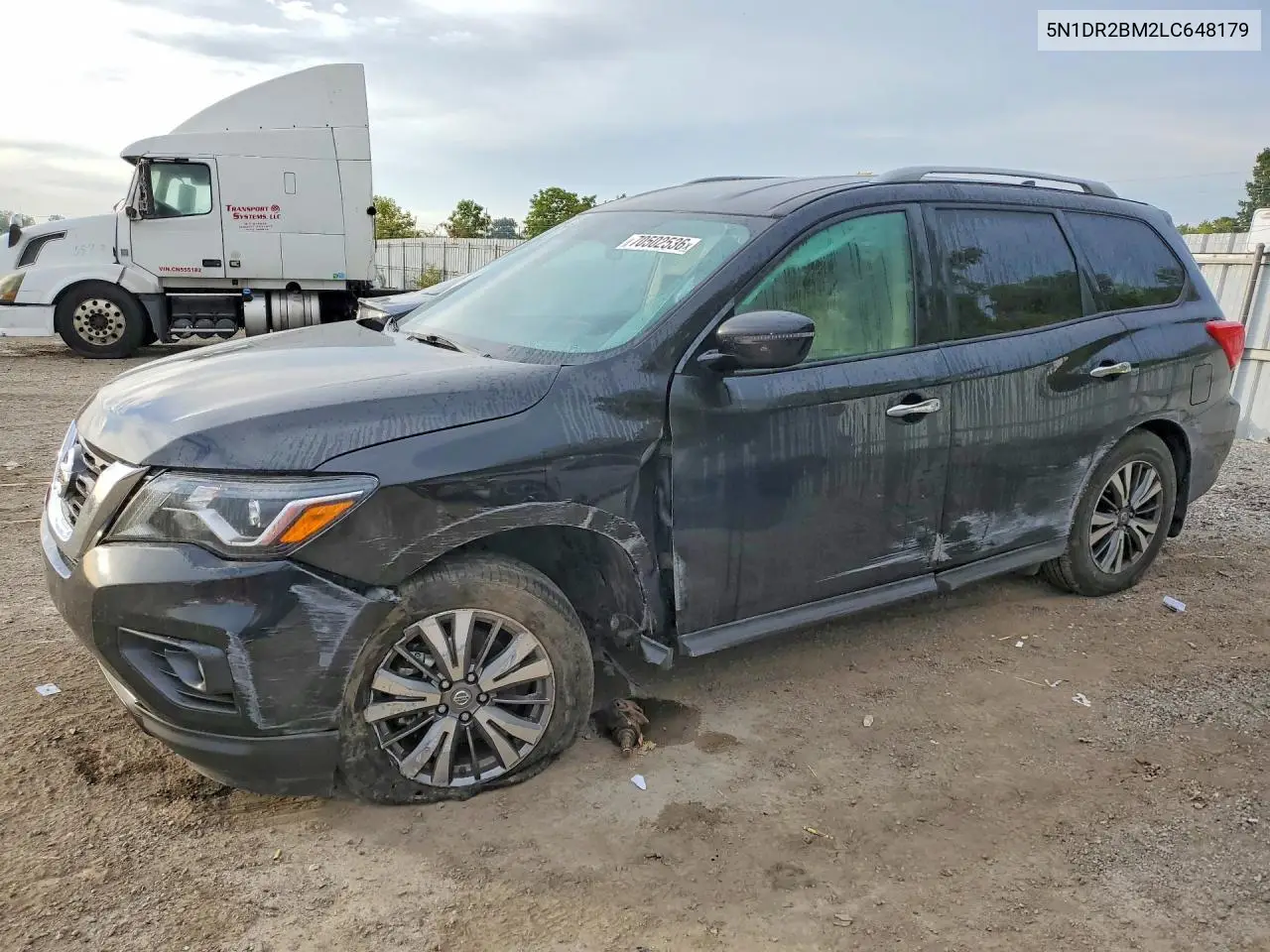 NISSAN PATHFINDER 2020, VIN 5N1DR2BM2LC648179