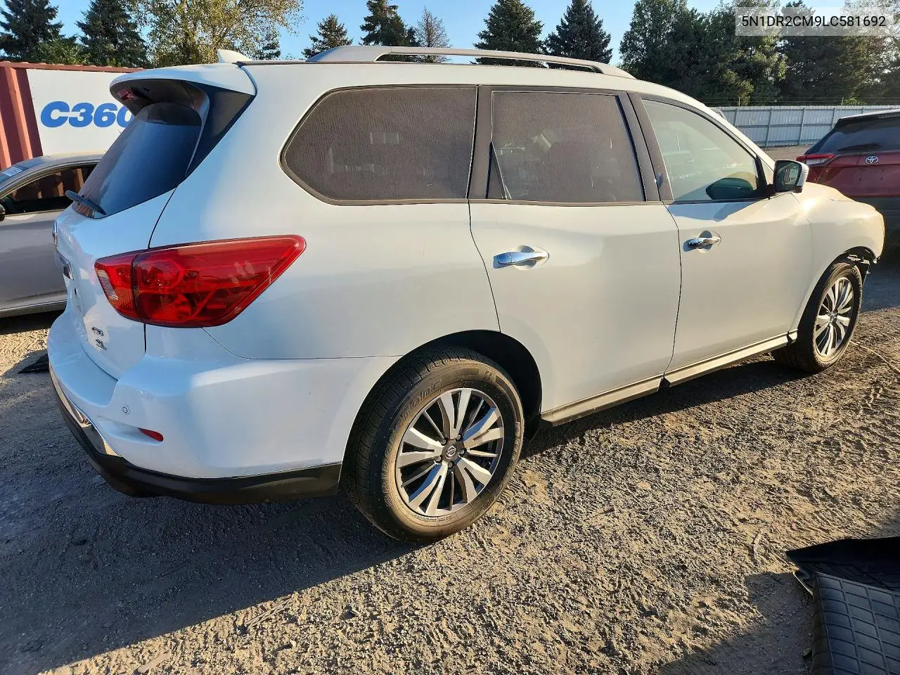 2020 NISSAN PATHFINDER VIN 5N1DR2CM9LC581692 — фото 3