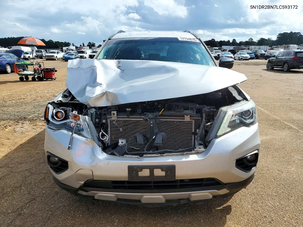 2020 NISSAN PATHFINDER VIN 5N1DR2BN7LC593172 — фото 5