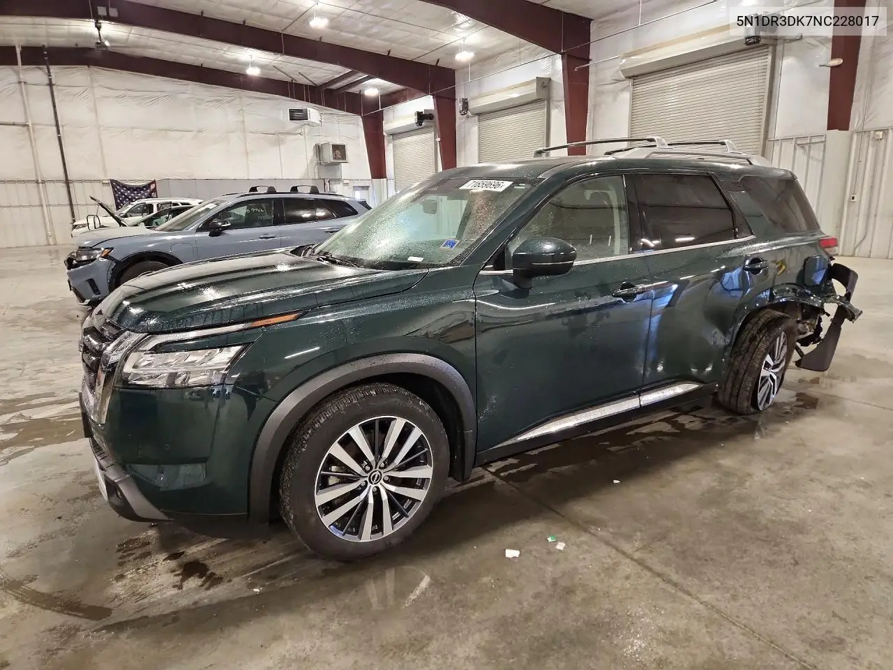 NISSAN PATHFINDER 2022, VIN 5N1DR3DK7NC228017