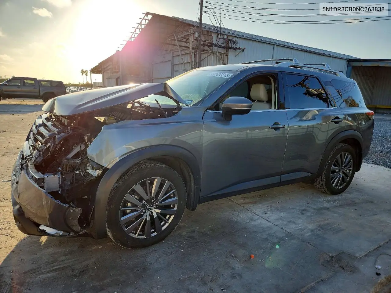 NISSAN PATHFINDER 2022, VIN 5N1DR3CB0NC263838