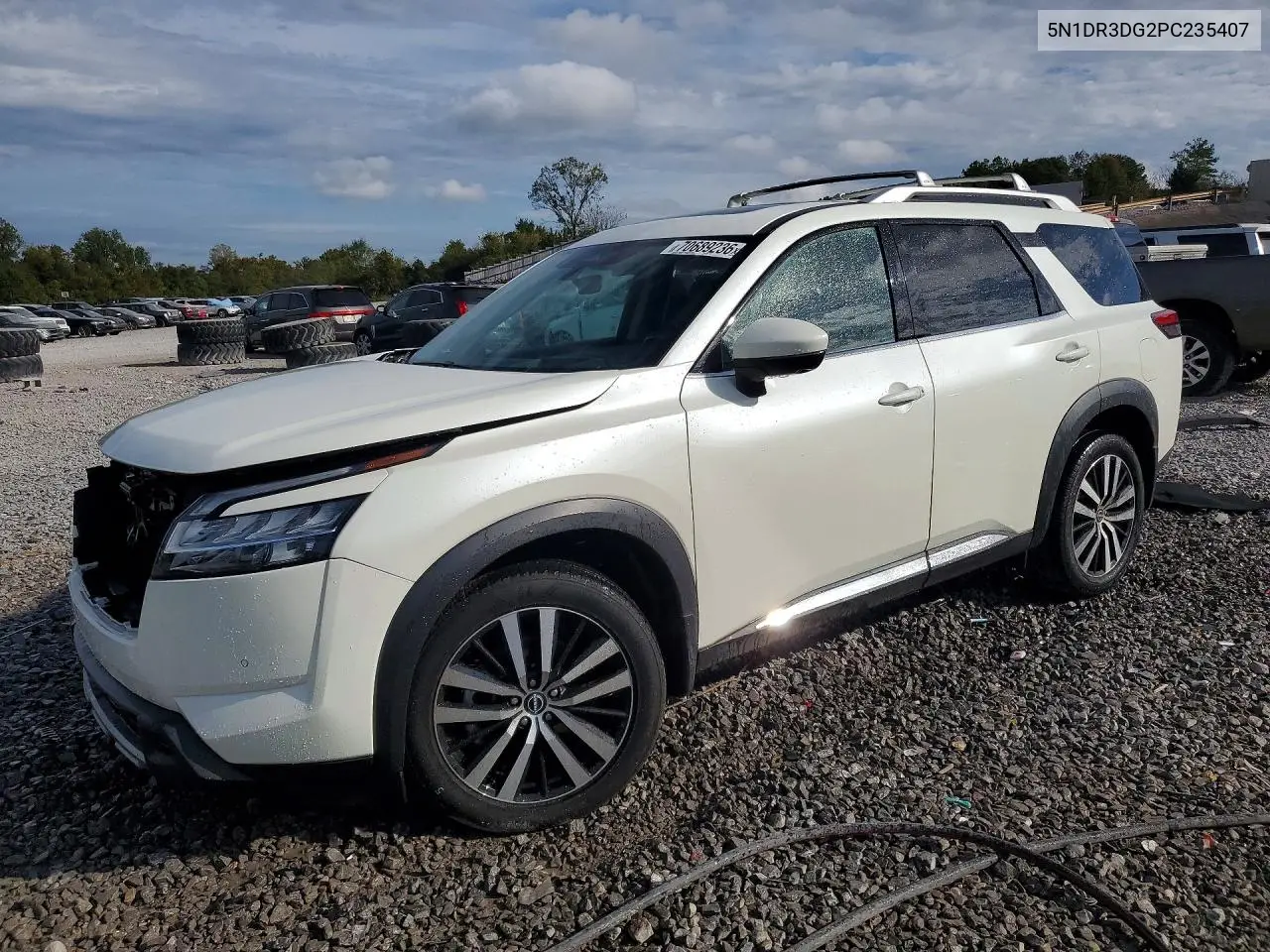 NISSAN PATHFINDER 2023, VIN 5N1DR3DG2PC235407