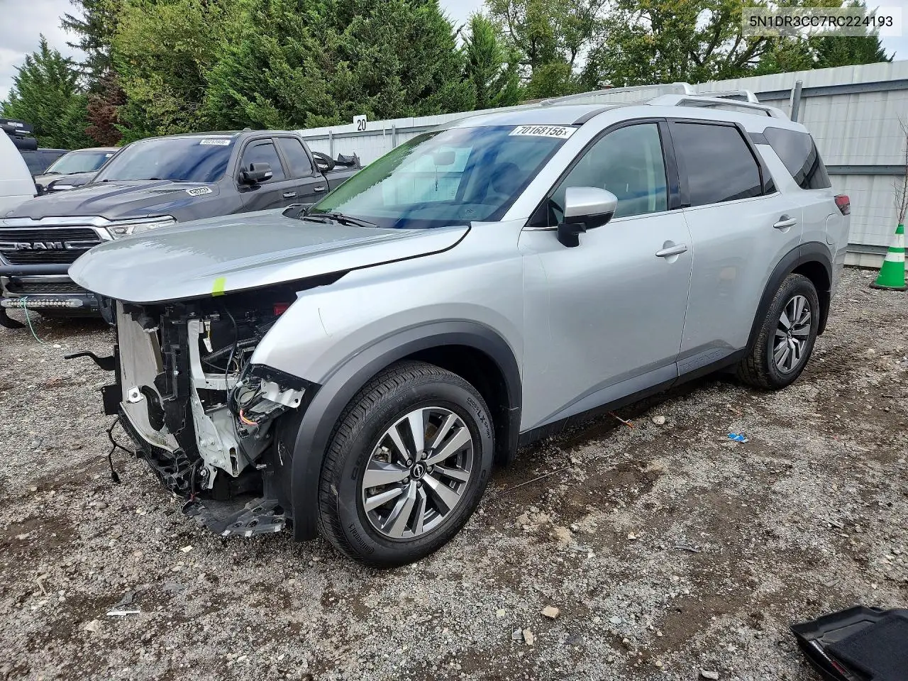 NISSAN PATHFINDER 2024, VIN 5N1DR3CC7RC224193