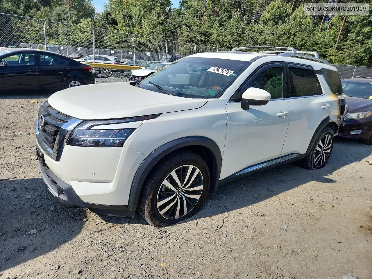NISSAN PATHFINDER 2024, VIN 5N1DR3DK0RC201909
