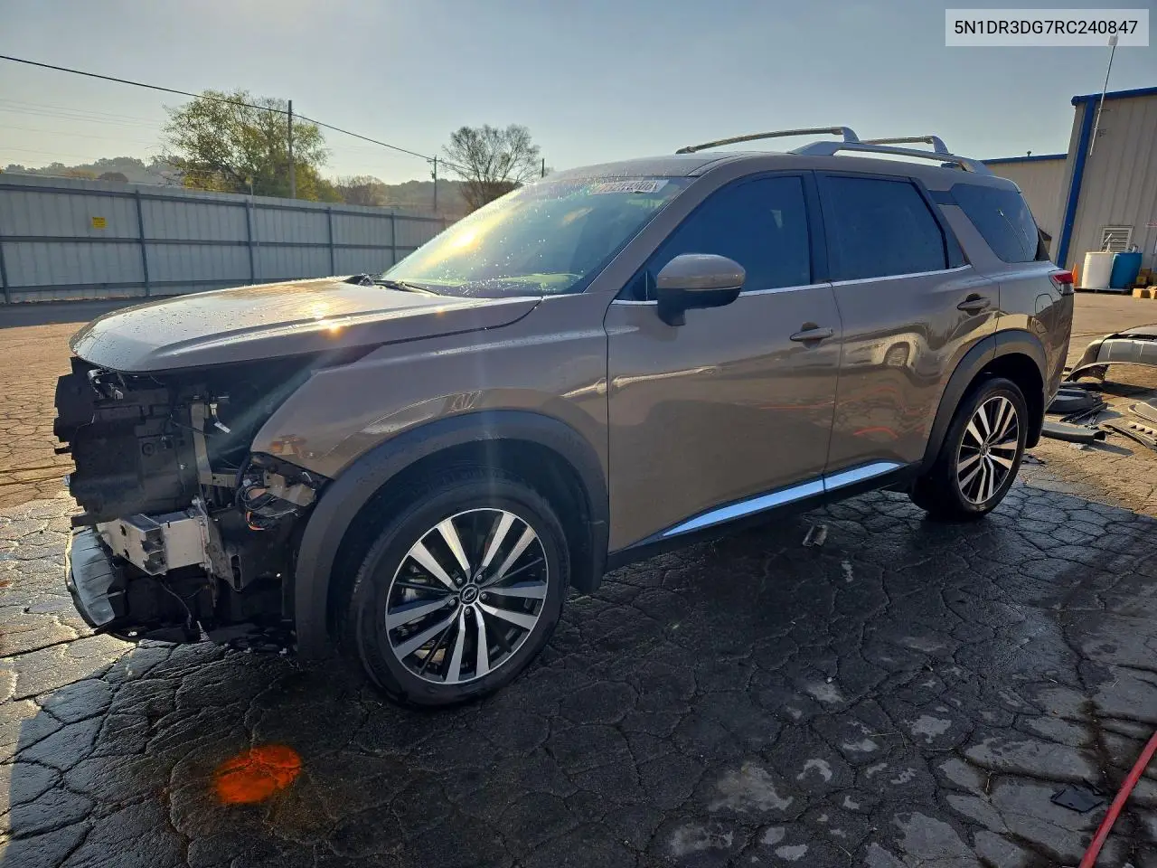 NISSAN PATHFINDER 2024, VIN 5N1DR3DG7RC240847