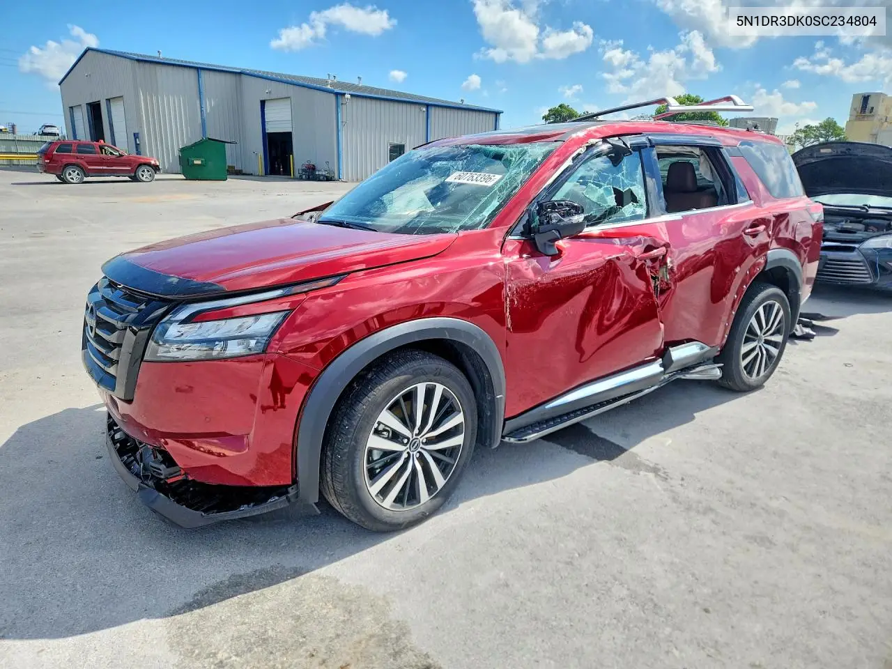 NISSAN PATHFINDER 2025, VIN 5N1DR3DK0SC234804