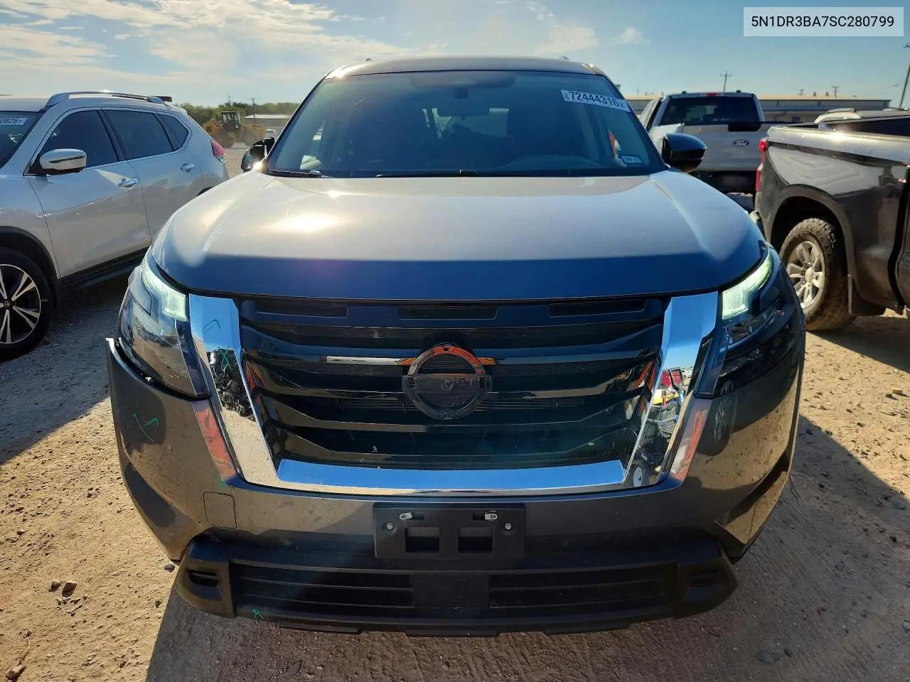 2025 NISSAN PATHFINDER VIN 5N1DR3BA7SC280799 — фото 5