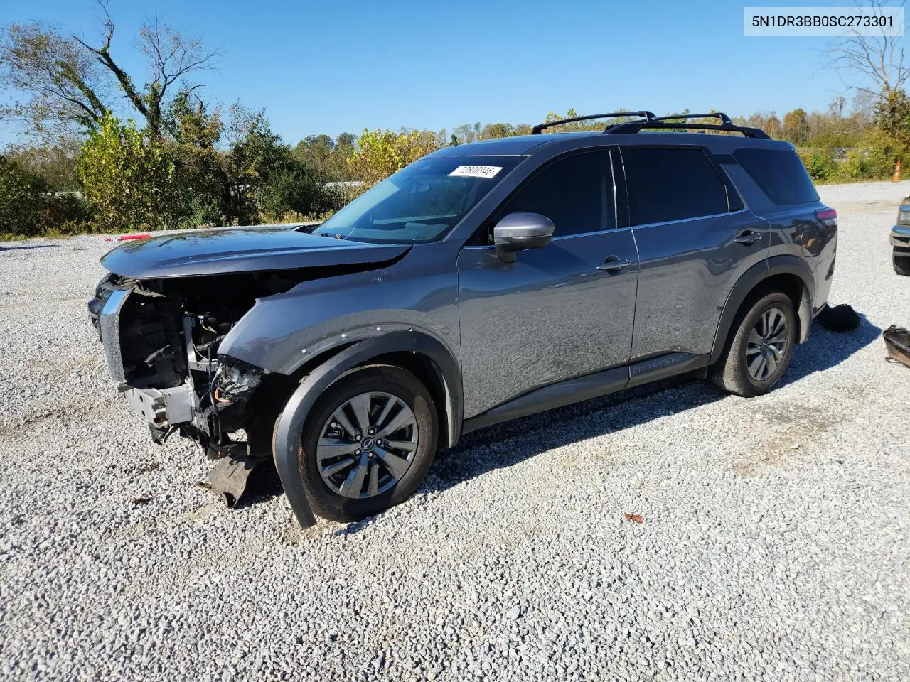 NISSAN PATHFINDER 2025, VIN 5N1DR3BB0SC273301