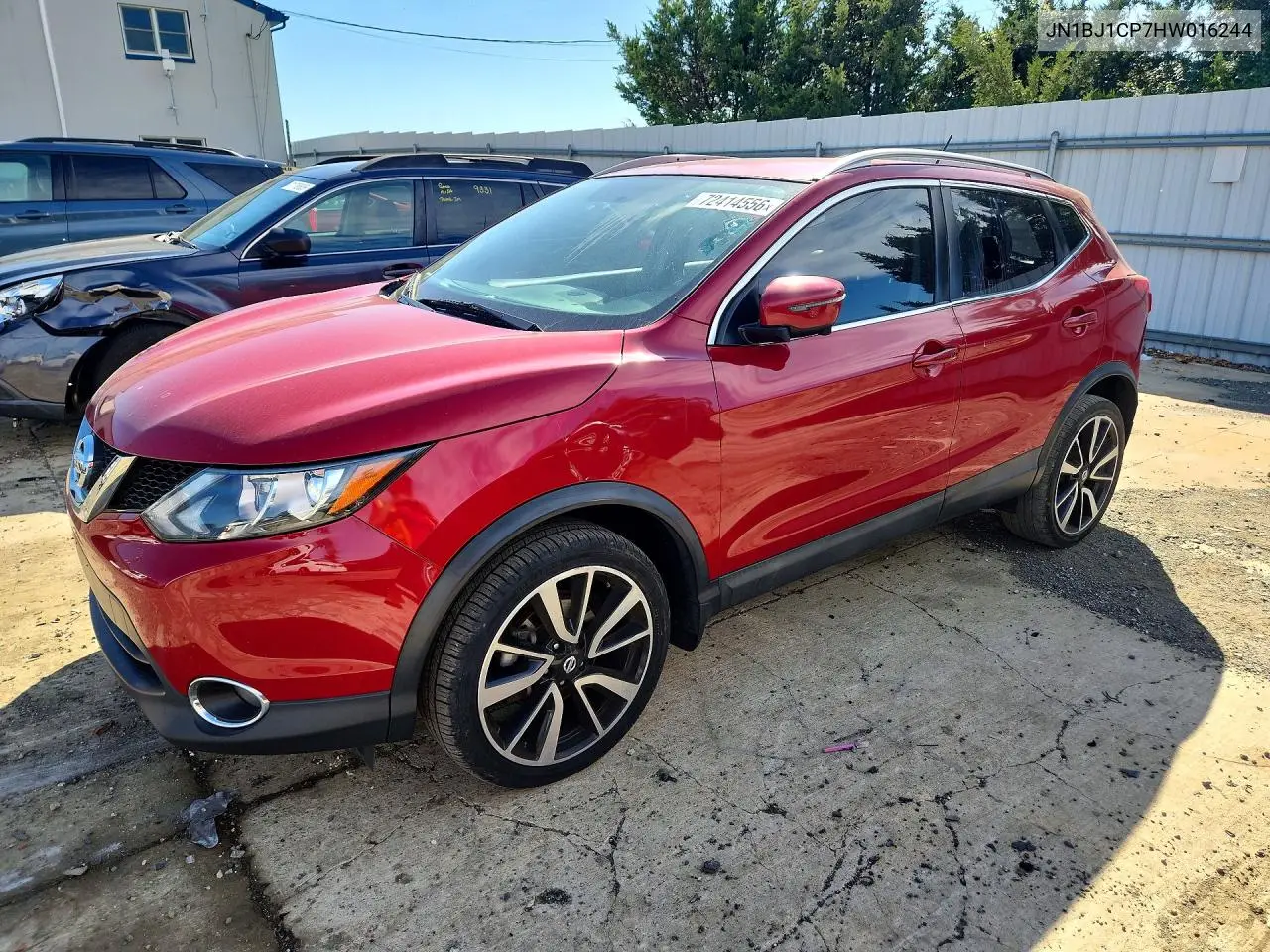 NISSAN QASHQAI 2017, VIN JN1BJ1CP7HW016244