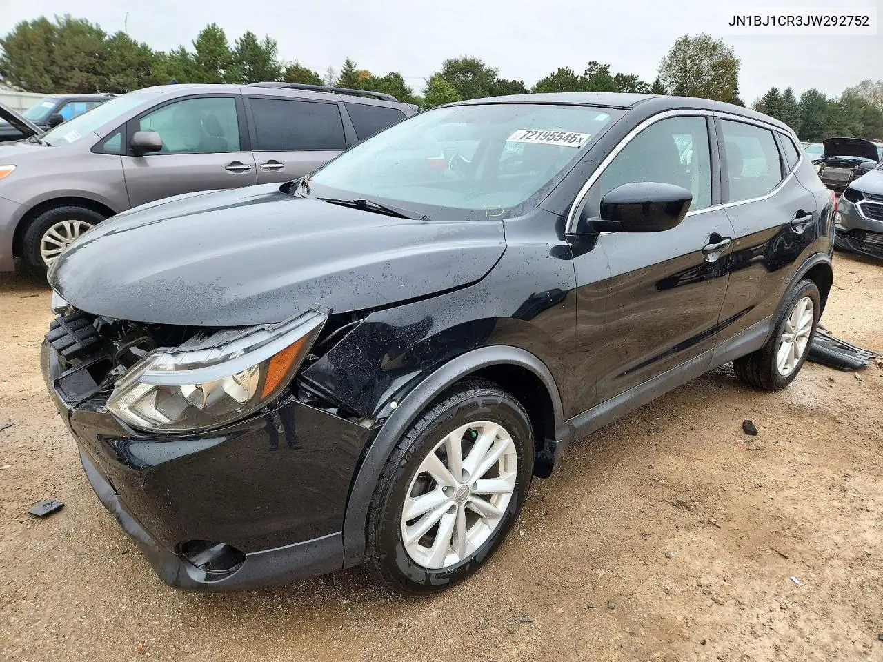 NISSAN QASHQAI 2018, VIN JN1BJ1CR3JW292752