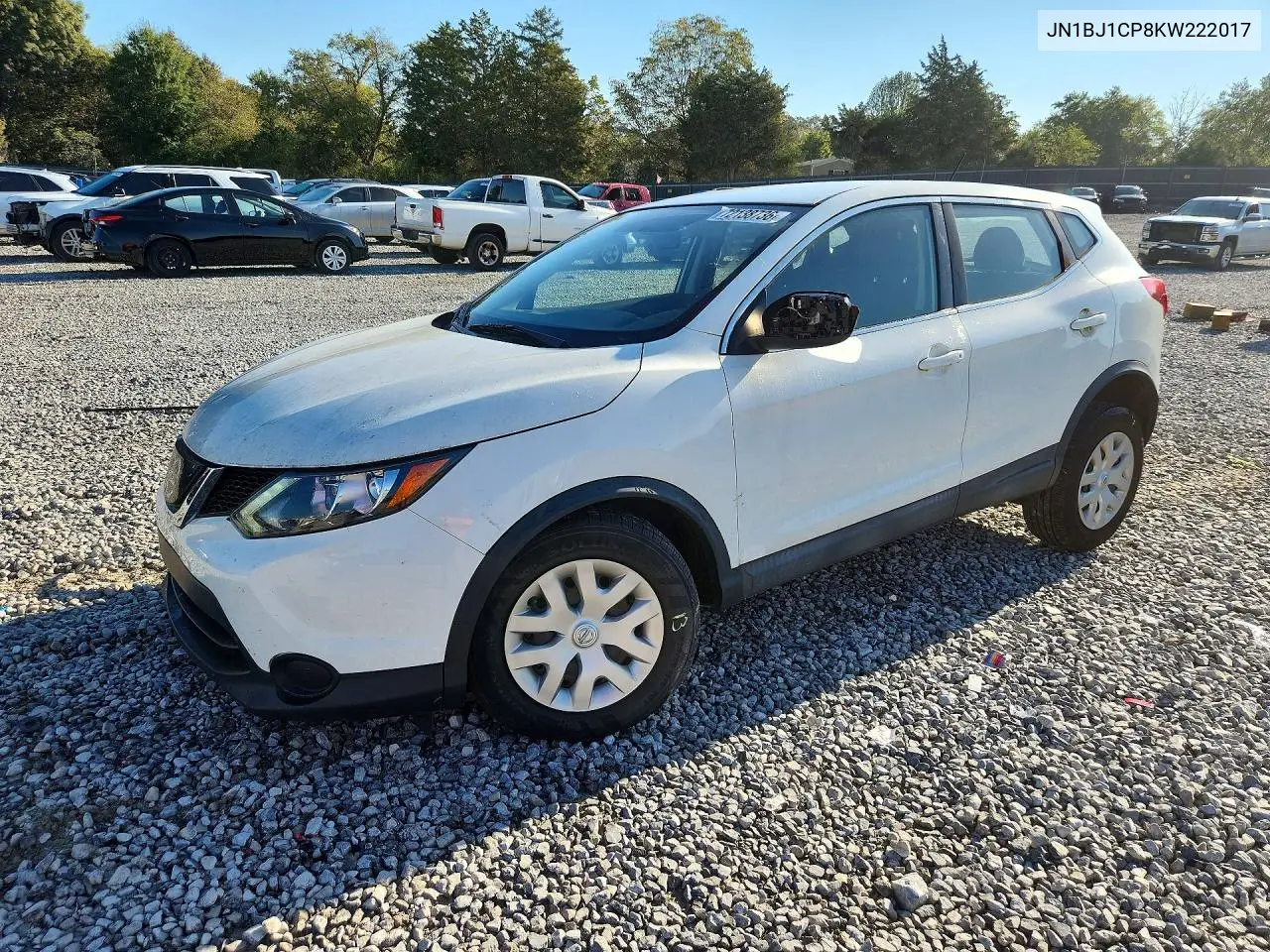 NISSAN QASHQAI 2019, VIN JN1BJ1CP8KW222017