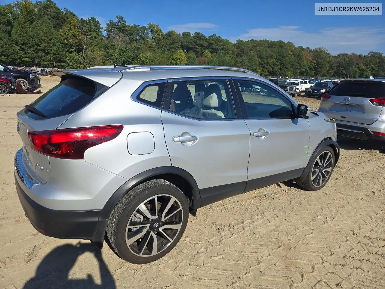 2019 NISSAN QASHQAI VIN JN1BJ1CR2KW625234 — фото 3