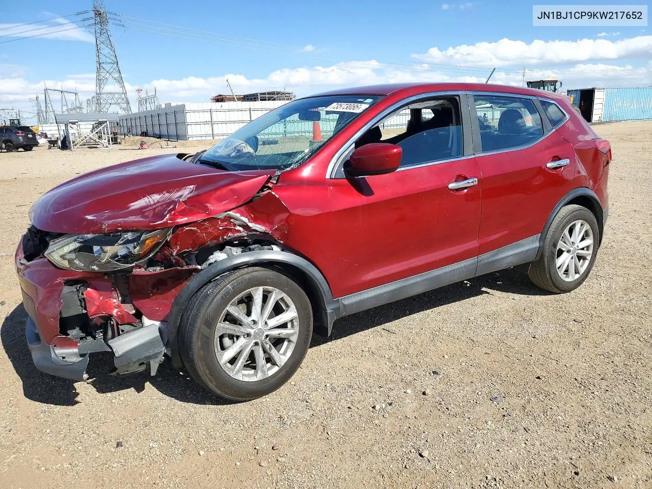 NISSAN QASHQAI 2019, VIN JN1BJ1CP9KW217652