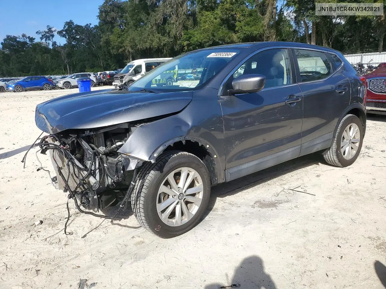 NISSAN QASHQAI 2019, VIN JN1BJ1CR4KW342821