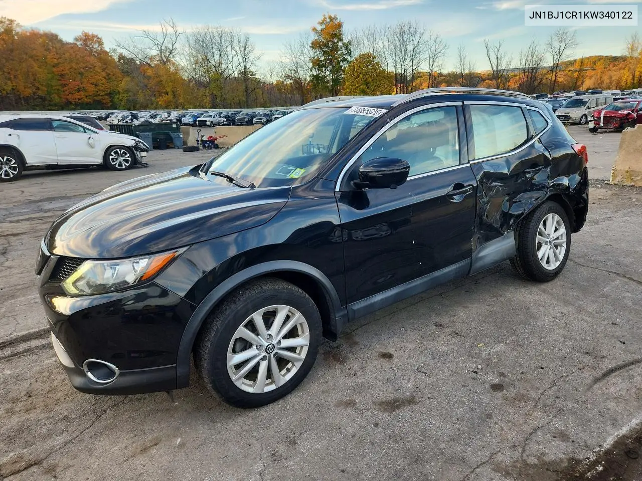 NISSAN QASHQAI 2019, VIN JN1BJ1CR1KW340122