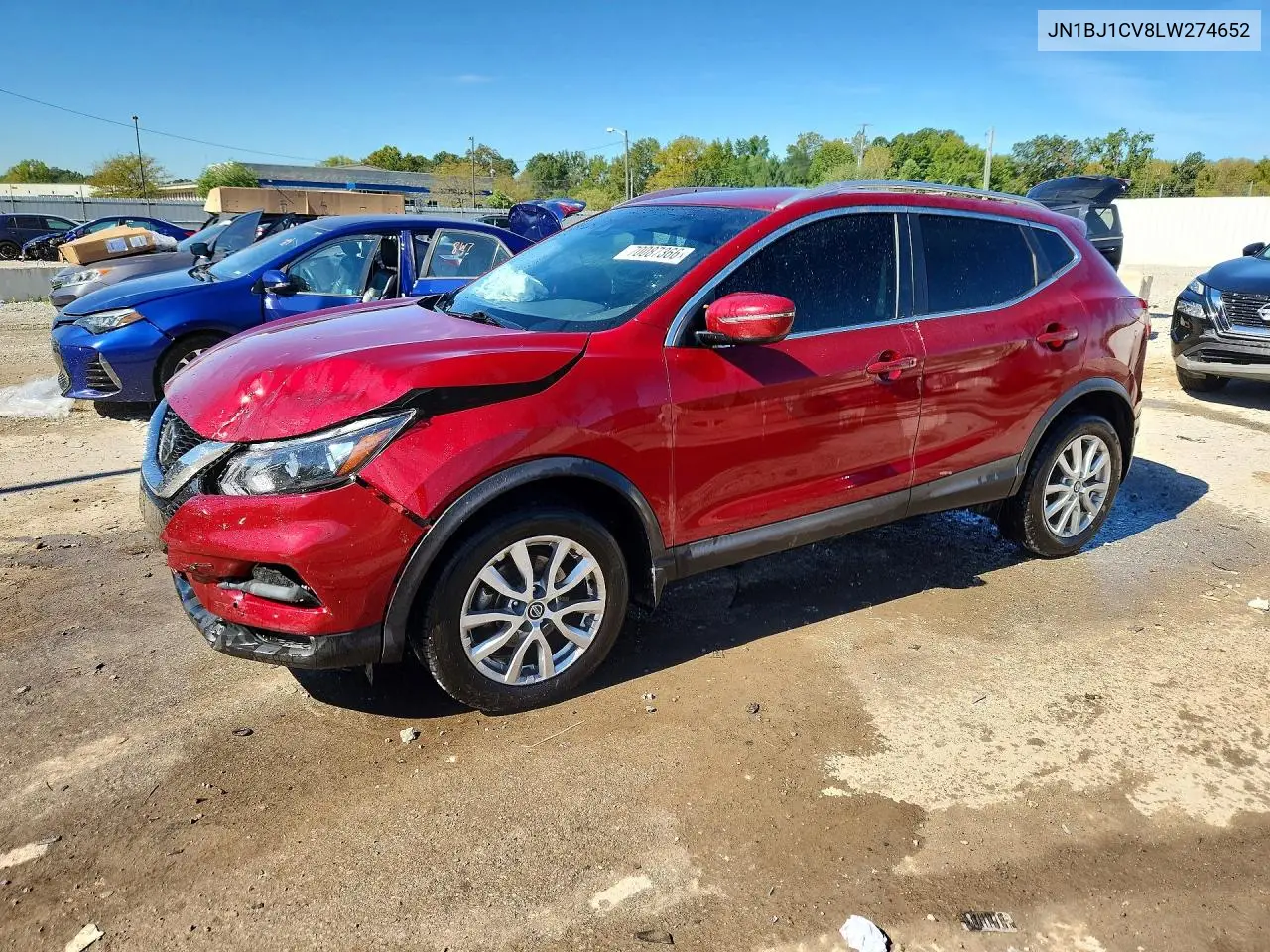 NISSAN QASHQAI 2020, VIN JN1BJ1CV8LW274652