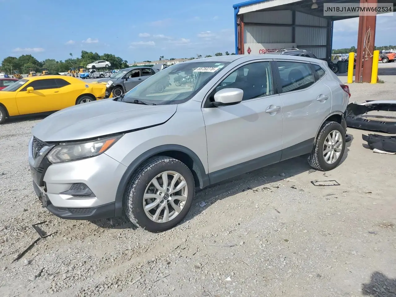 NISSAN QASHQAI 2021, VIN JN1BJ1AW7MW662534